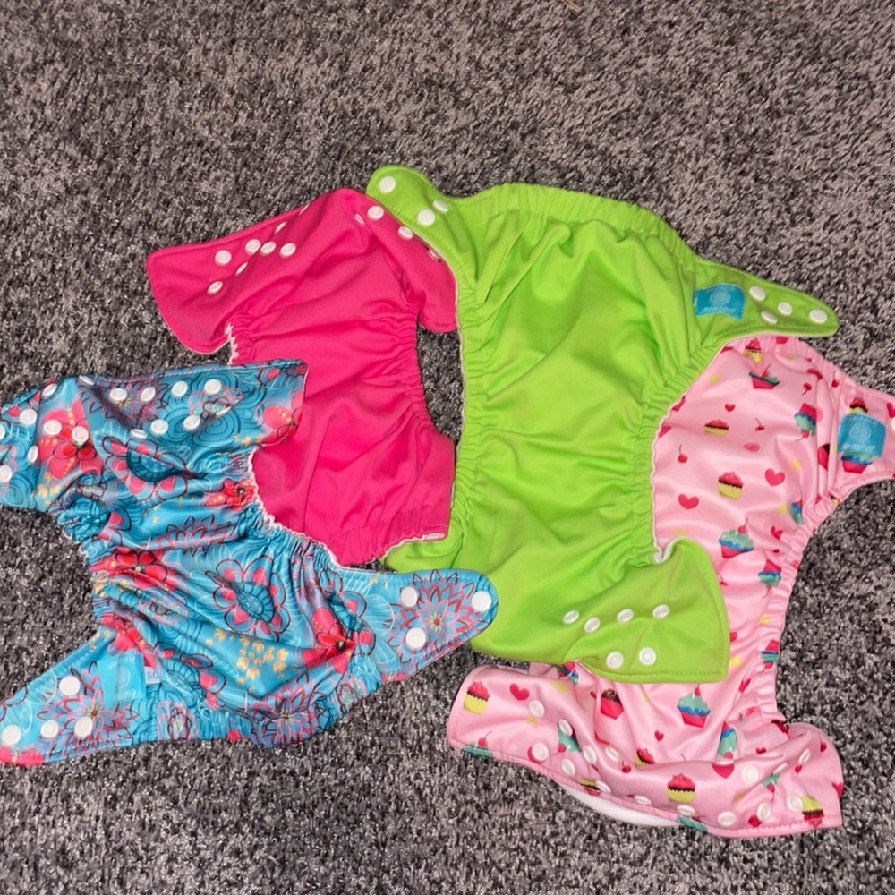4 Charlie Banana cloth diapers